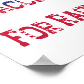 Poster Il n'y a pas de vaccin contre le racisme (Coin)