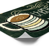 Poster Il n'y a pas de vie avant le café (Coin)