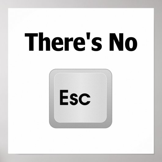 Poster Il n'y a pas d'échappatoire (Devant)