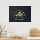 Poster Il n'y a pas d'endroit comme chez soi pour les vac (Cuisine)