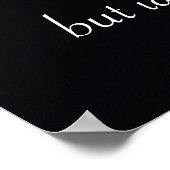 Poster Il n'y a pas d'obscurité -Shakespeare citation -ar (Coin)