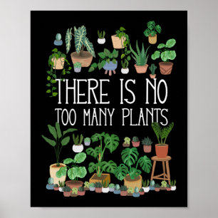 Poster Il N'Y A Pas Trop De Plantes