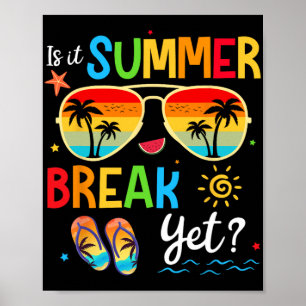 Poster Il Pause Été Pourtant Heureux Joyeux Jour De L'Éco