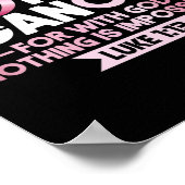 Poster Il peut guérir le cancer du sein Rétablissement du (Coin)