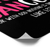 Poster Il peut guérir le cancer du sein Sensibilisation a (Coin)