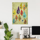 Poster Il pleut des oiseaux (Bureau à domicile)