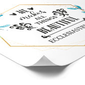 Poster Il rend toutes choses belles (Coin)