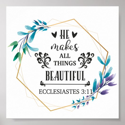 Poster Il rend toutes choses belles (Devant)
