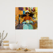 Poster  “Il riso del vento” (Laughter of the Wind) (Cuisine)