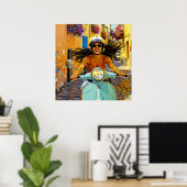 Poster “Il riso del vento” (Le Rire du Vent) (Bureau à domicile)