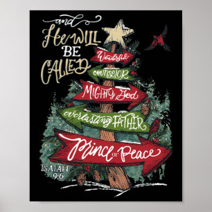 Poster Il Sera Appelé Merveilleux Conseiller Puissant Die