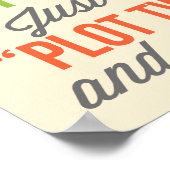 Poster Il Suffit De hurler "Tourner Sur Le Parchemin !" I (Coin)