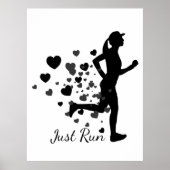 Poster Il suffit d'exécuter Custom Name Runners Marathon  (Devant)