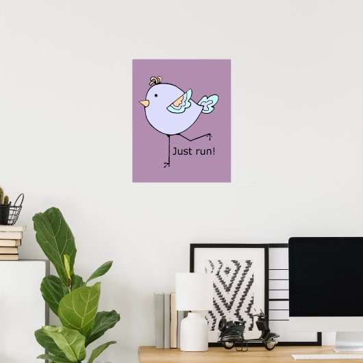 Poster Il suffit d'exécuter un devis motivationnel pour e (Bureau à domicile)