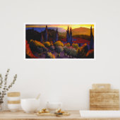 Poster Il tramonto da Casa Cares (Cuisine)
