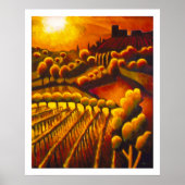 Poster Il tramonto da Casa Memmo (Devant)