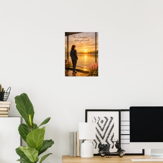 Poster Il va devant vous (Bureau à domicile)