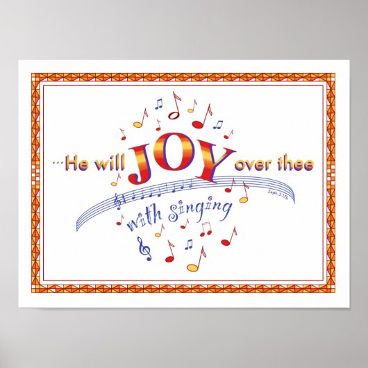 Poster "Il Va Joindre..." Citation biblique avec notes de (Devant)