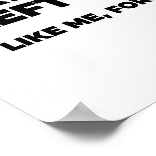 Poster Il Vaut Mieux Laisser Certaines Choses Seules. Com (Coin)