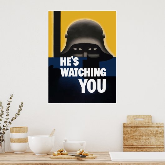 Poster Il vous regarde — Frontière (Cuisine)