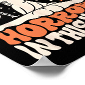 Poster Il y a des horreurs dans cette maison Citrouille f (Coin)