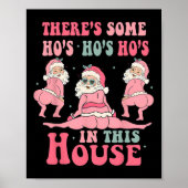 Poster Il y a des trous dans cette maison Noël rose Sant (Devant)