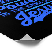 Poster Il y a le pouvoir au nom de Jésus (Coin)