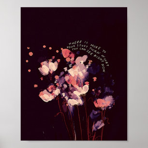 Poster Il y a plus à votre histoire - citation inspirante