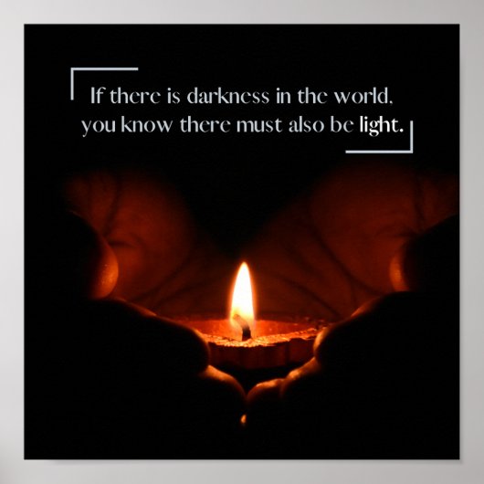 Poster Il y a toujours de la lumière (Devant)