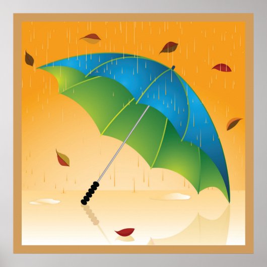 Poster Il y a toujours de la place sous notre parapluie - (Devant)