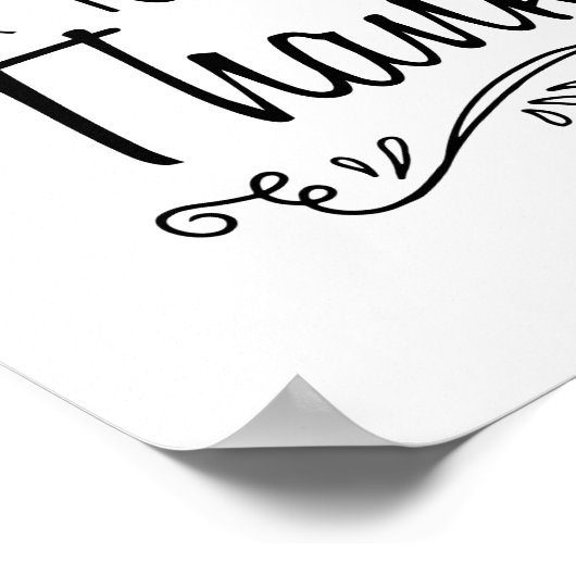 Poster Il Y A Toujours Quelque Chose À Remercier Pour L'I (Coin)