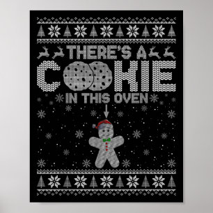 Poster Il y a un biscuit dans ce pain d'épices au four