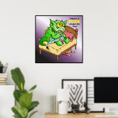 Poster Il y a un enfant sous mon lit ! (Bureau à domicile)