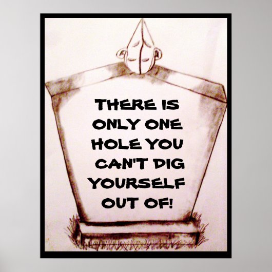 POSTER IL Y A UNE SEULE CHOSE QUE VOUS NE POUVEZ PAS FAIR (Devant)