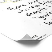 Poster Il y avait un chat Tom - poème illustré (Coin)