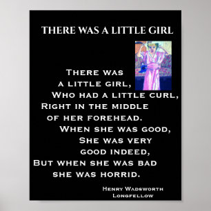 POSTER IL Y AVAIT UN PETIT POÈME DE FILLE