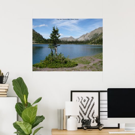 Poster Île (Bureau à domicile)