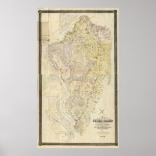 Poster Île Composite Staten