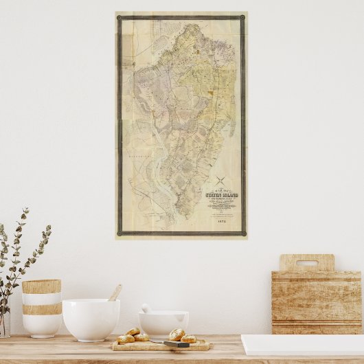 Poster Île Composite Staten (Cuisine)