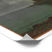 Poster Île dans le lac (huile sur toile) (Coin)