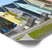 Poster Île Dauphin, Alabama, Maisons (Coin)