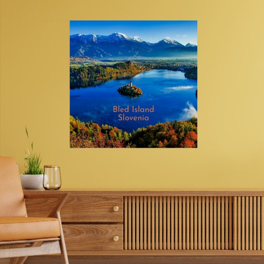 Poster Île de Bled, Slovénie (Salon 2)