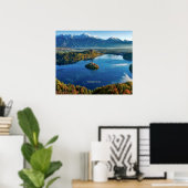 Poster Île de Bled, Slovénie, pittoresque (Bureau à domicile)