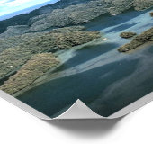 Poster Île de calcaire - Palau - (Coin)