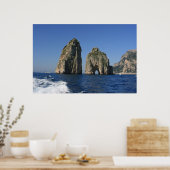 Poster Île de Capri, Faraglioni (Cuisine)