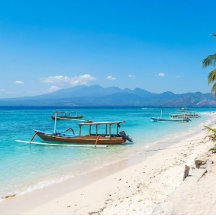 Île de Gili Trawangan Paradis Plage Toile d'art