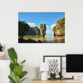 Poster île de Ko Tapu (Bureau à domicile)