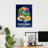 POSTER ÎLE DE L'HOMME (Bureau à domicile)