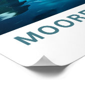 Poster Île de Moorea Polynésie française Imprimer (Coin)