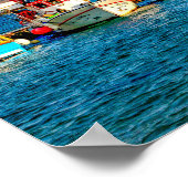 Poster Île de Mykonos (Coin)